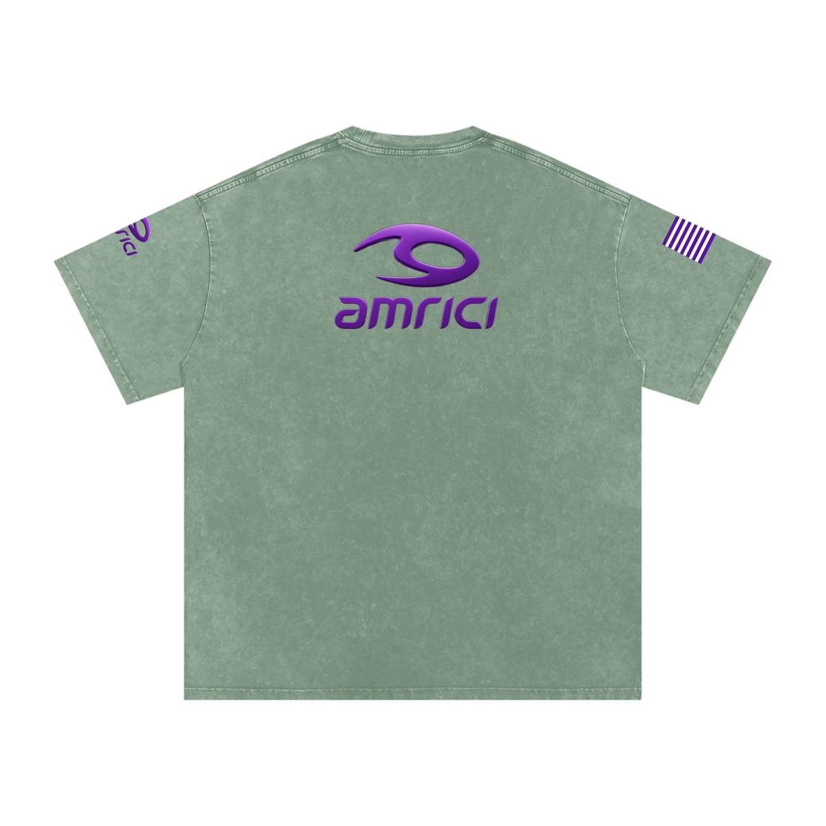THE BLAST Snow Washed Oversized Cotton T-Shirt