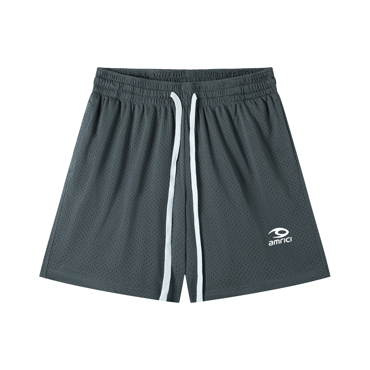 Mesh Drawstring Shorts