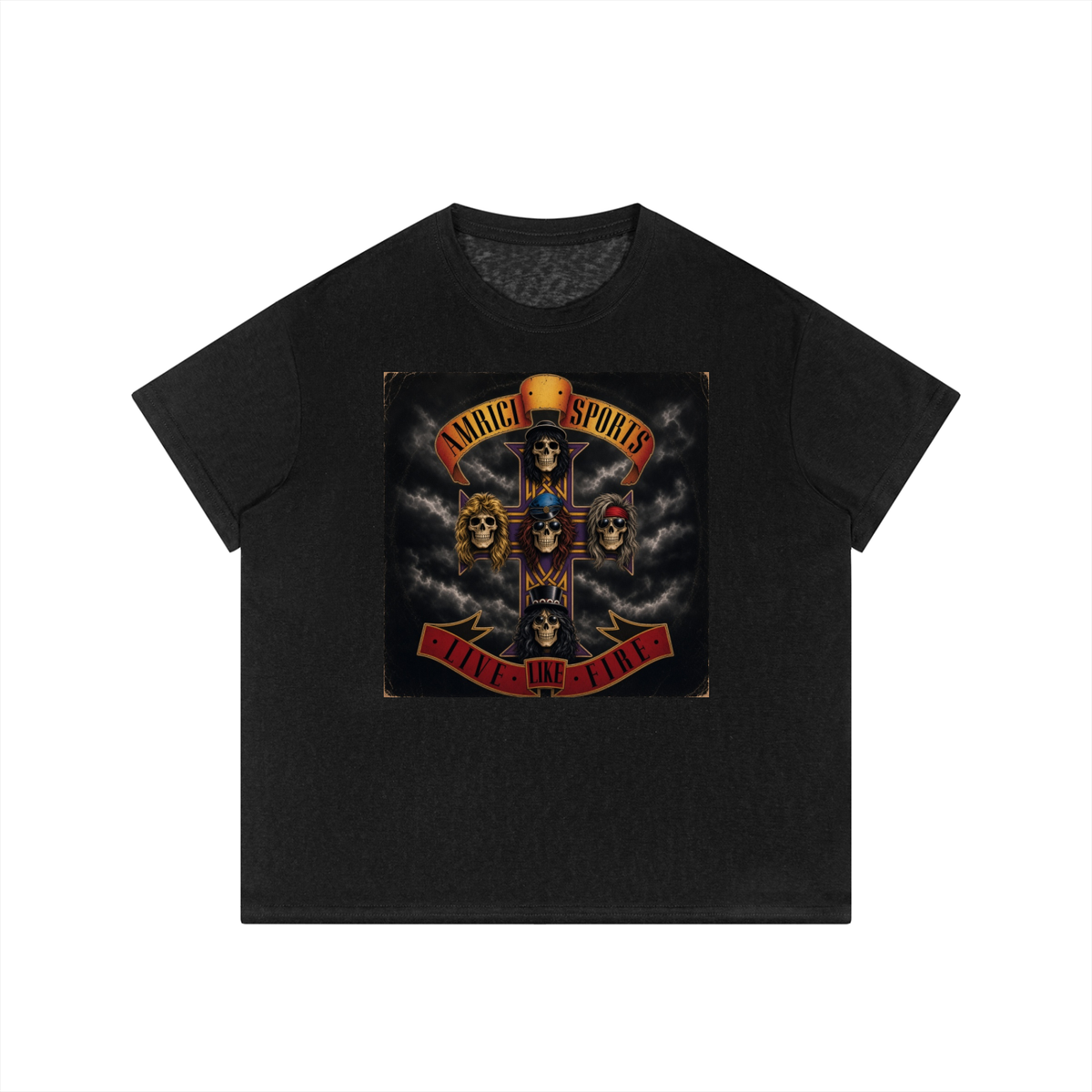 THE FIREROCK Men’s Sheer Lyocell Blend Boxy T-Shirt