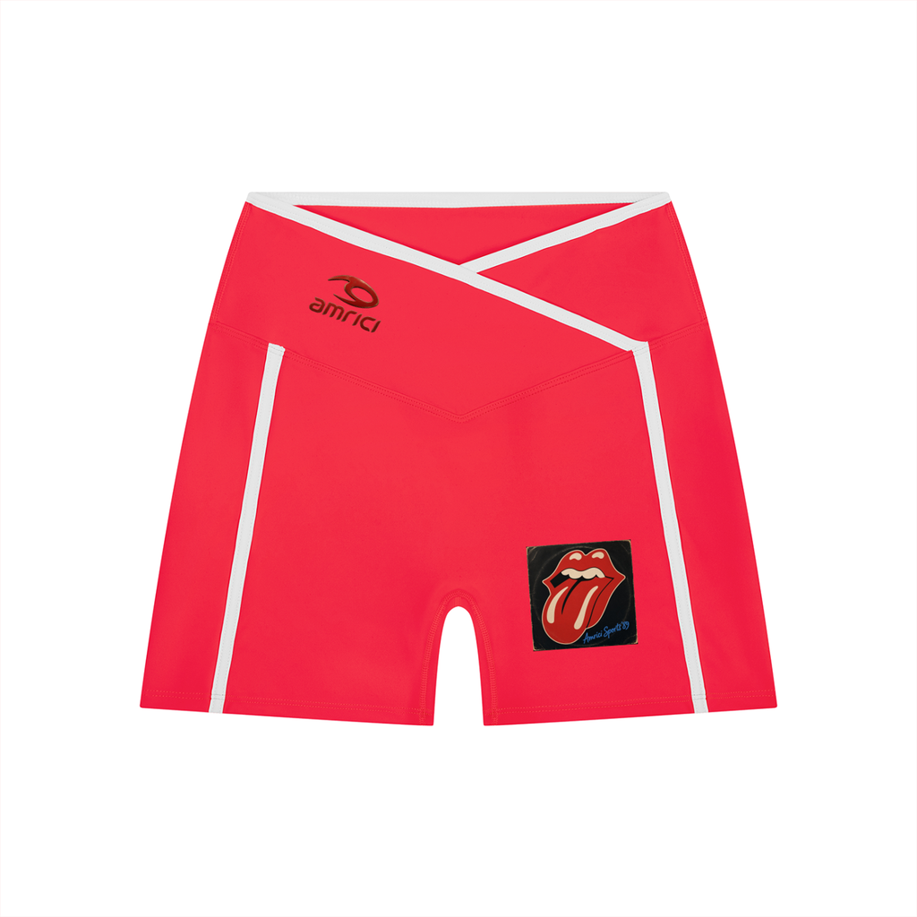 THE ROCK Women’s High Rise Color Block Yoga Shorts