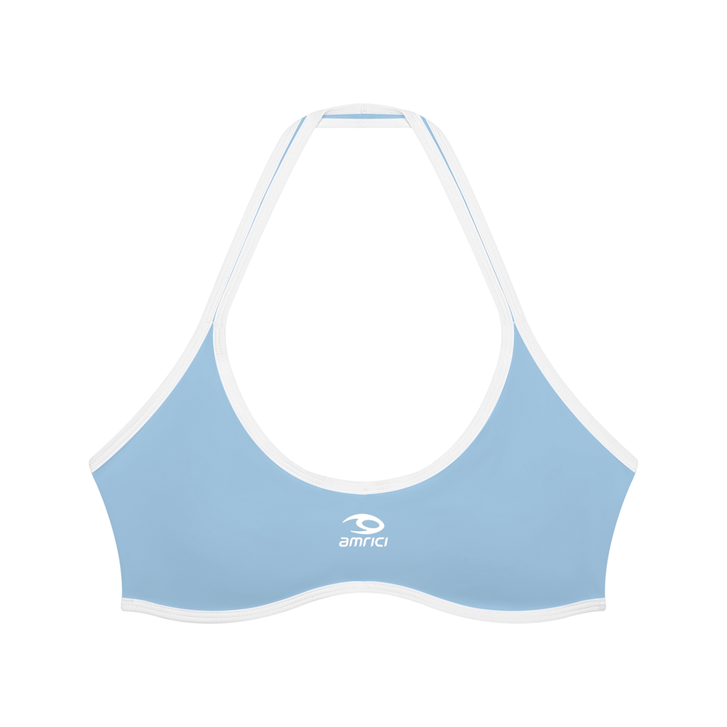 THE HEAT Women's Halter Color Block Sports Bra