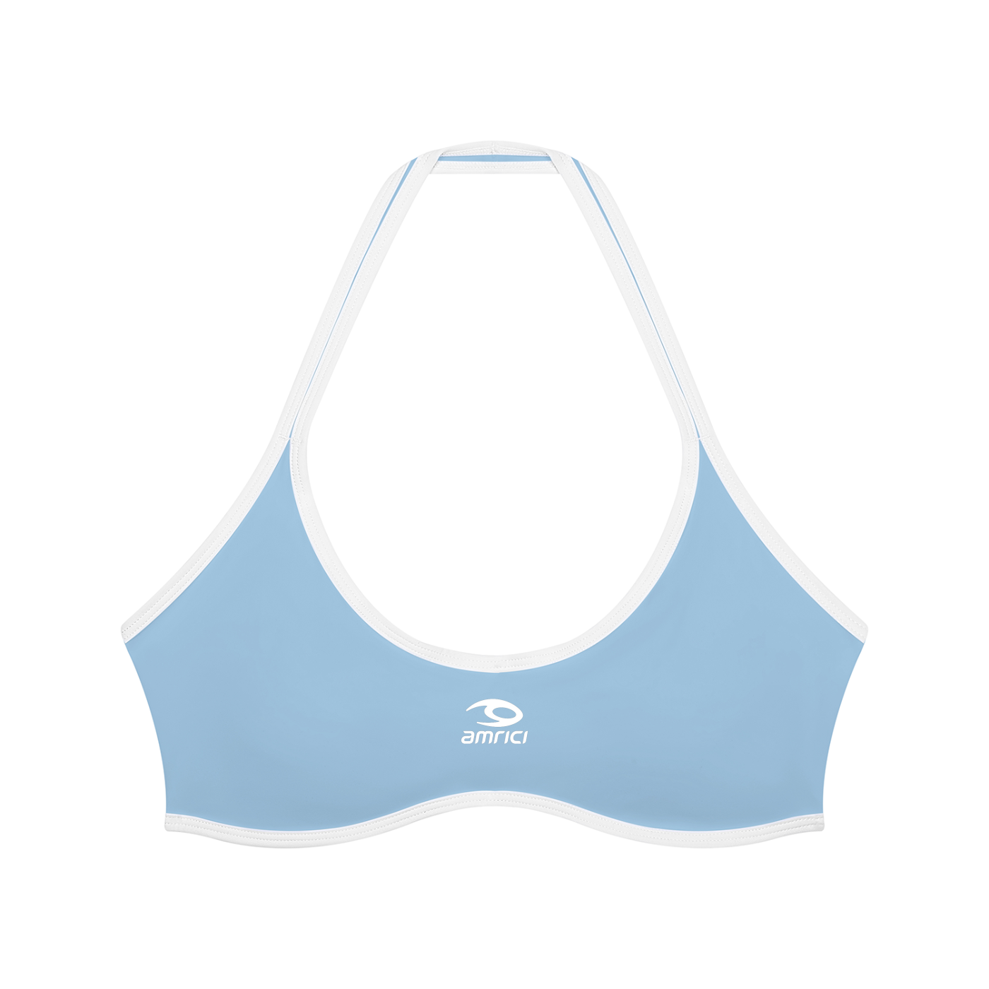 THE HEAT Women's Halter Color Block Sports Bra