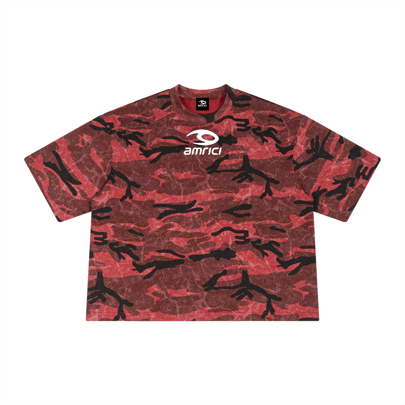 THE BLAST Unisex Boxy Camo Print T-Shirt