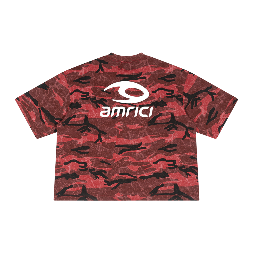 THE BLAST Unisex Boxy Camo Print T-Shirt