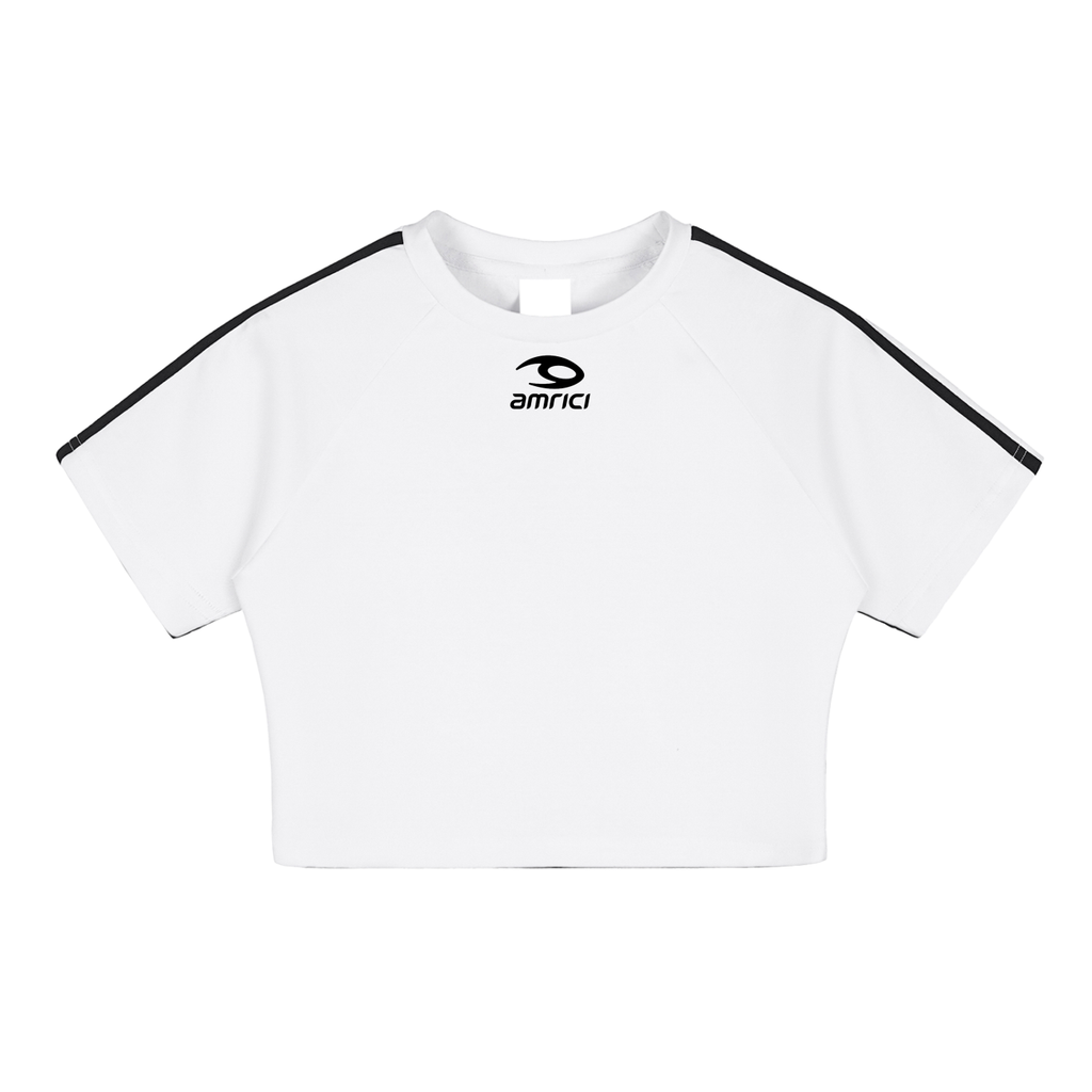 THE FLARE Taped Cooling Performance Crop Top
