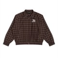 THE HEAT Unisex Plaid Full-Zip Track Jacket