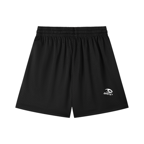 Mesh Drawstring Shorts