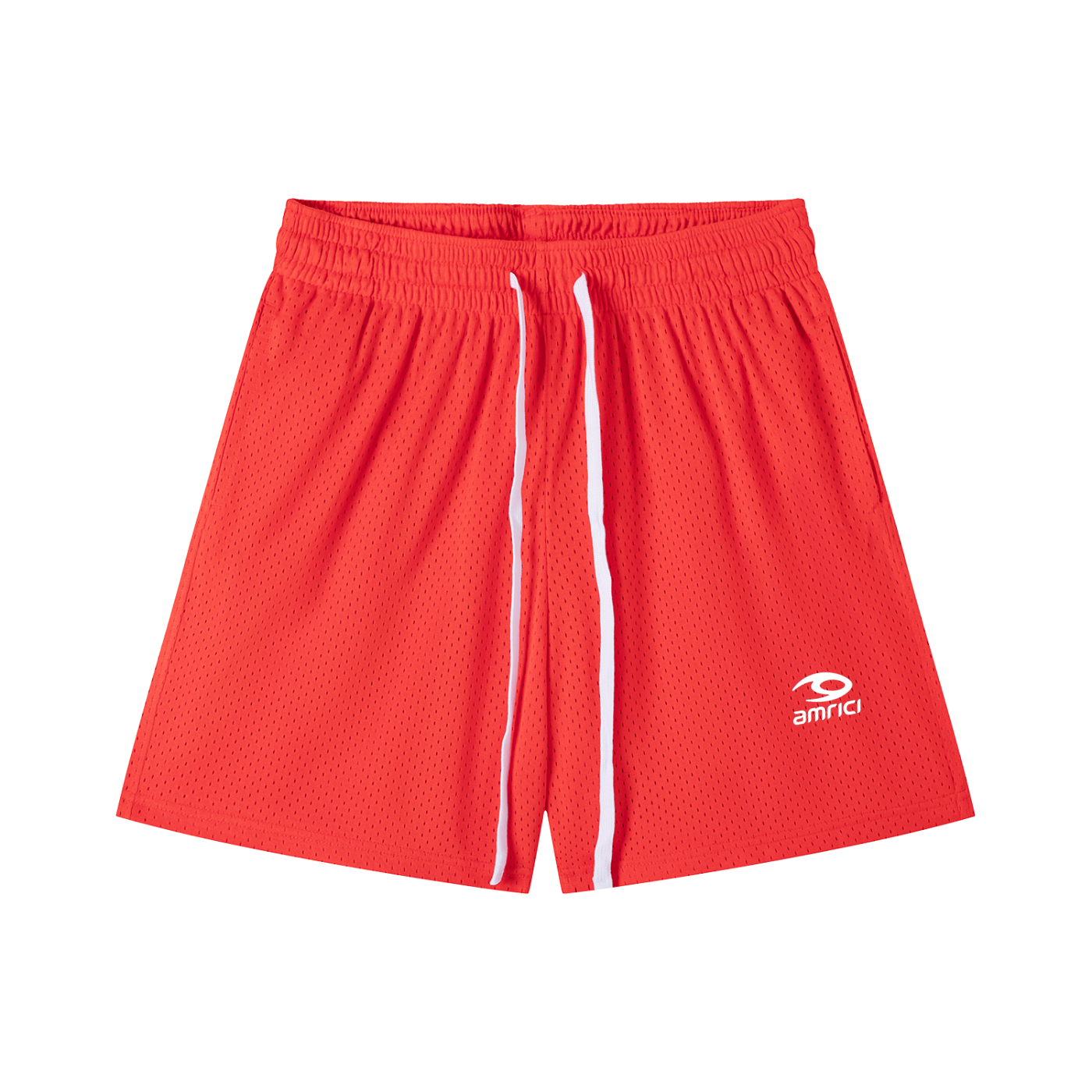 Mesh Drawstring Shorts