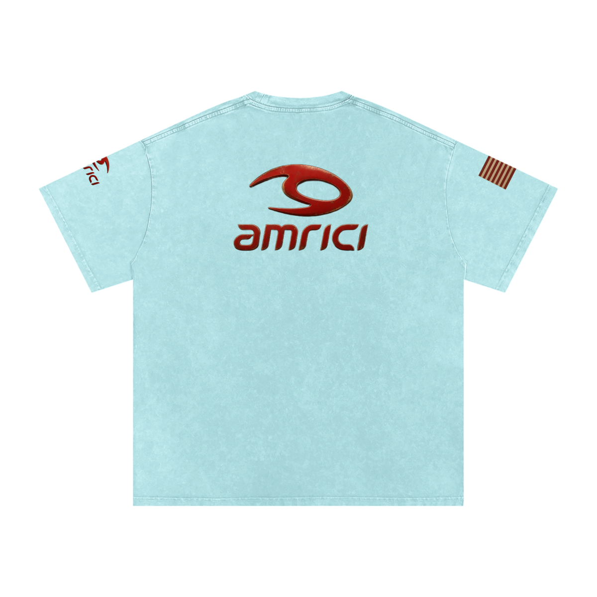 THE BLAST Snow Washed Oversized Cotton T-Shirt