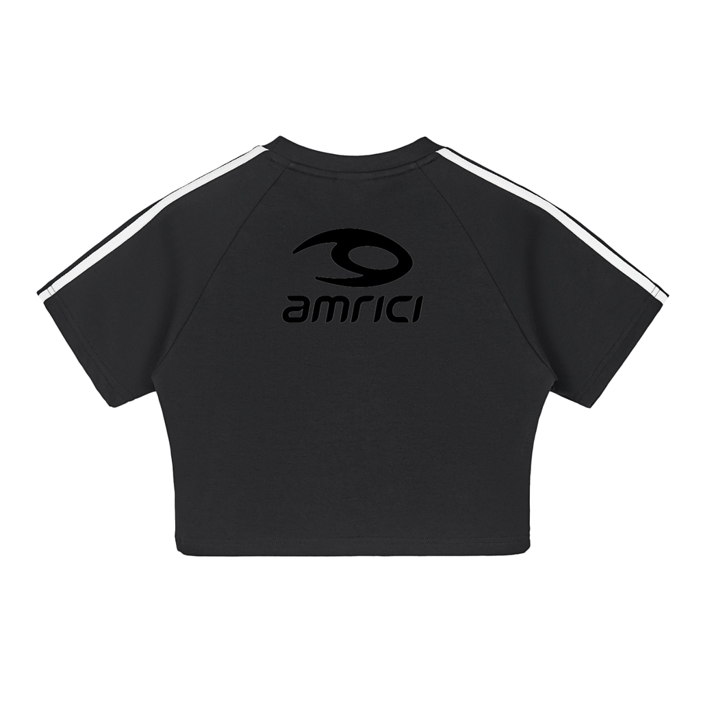 THE FLARE Taped Cooling Performance Crop Top
