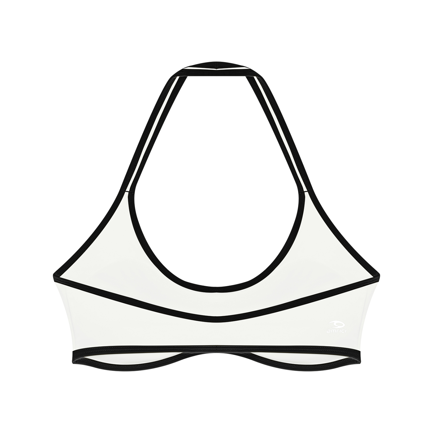 THE HEAT Women's Halter Color Block Sports Bra