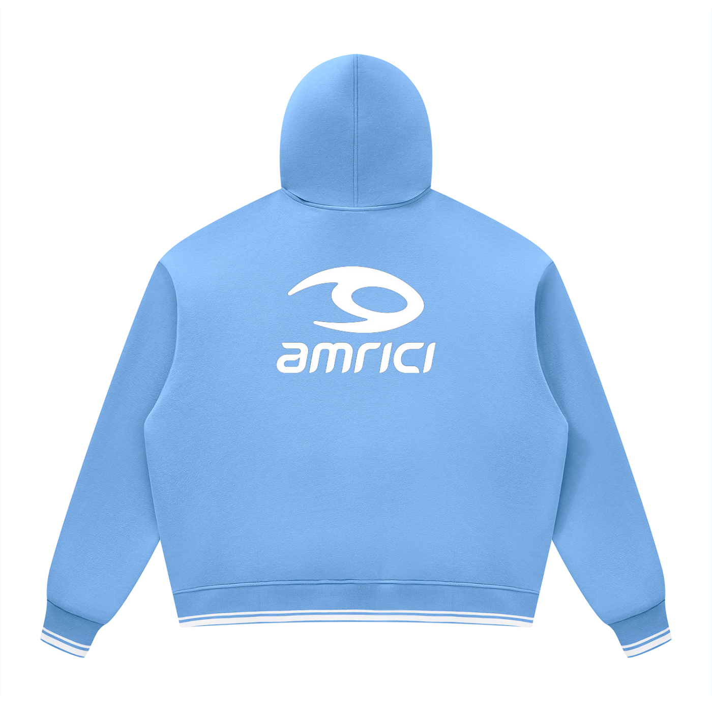 THE  CINDER Unisex Oversized Color Block Fleece Sun-Hoodie