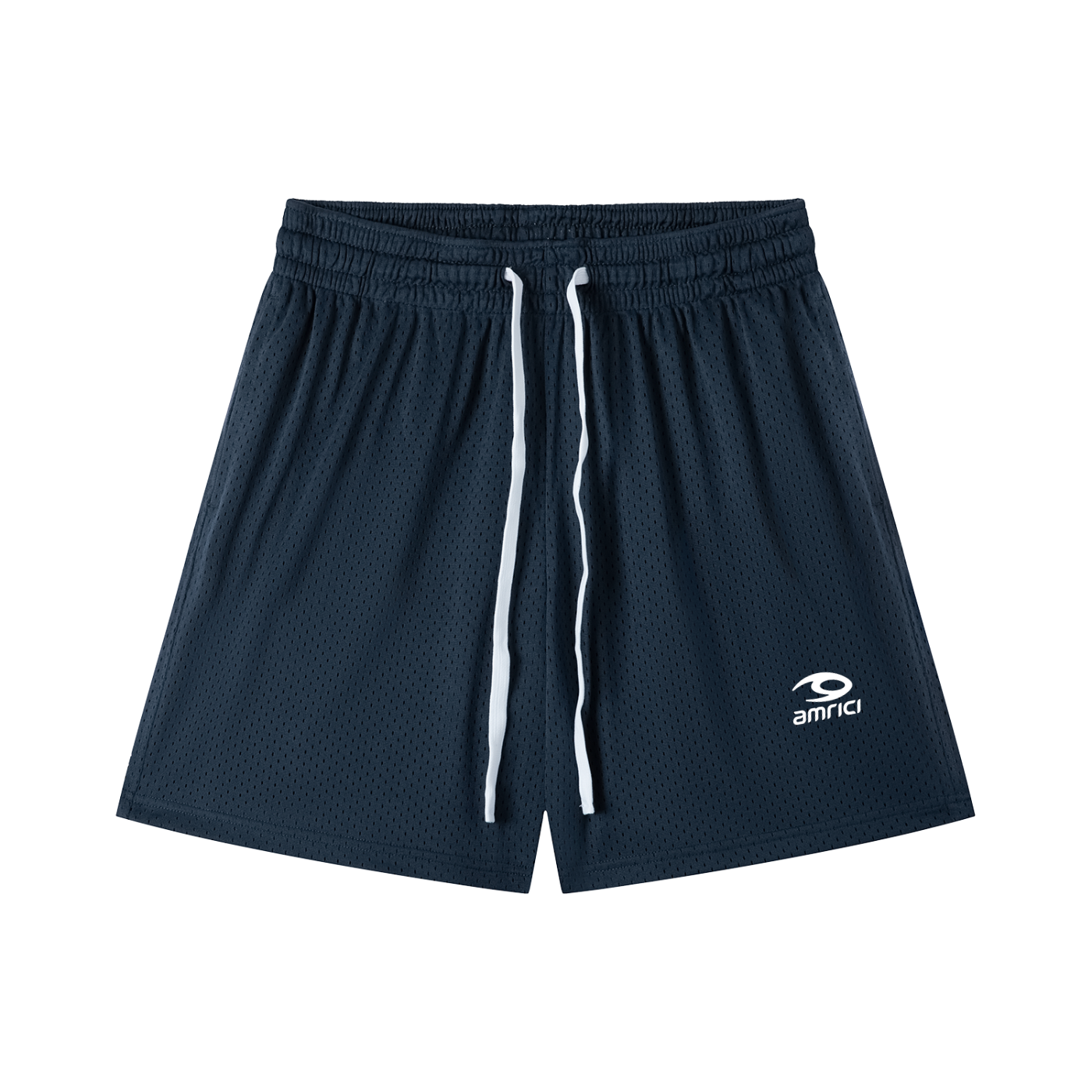 Mesh Drawstring Shorts