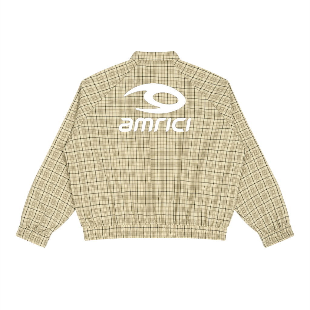 THE HEAT Unisex Plaid Full-Zip Track Jacket