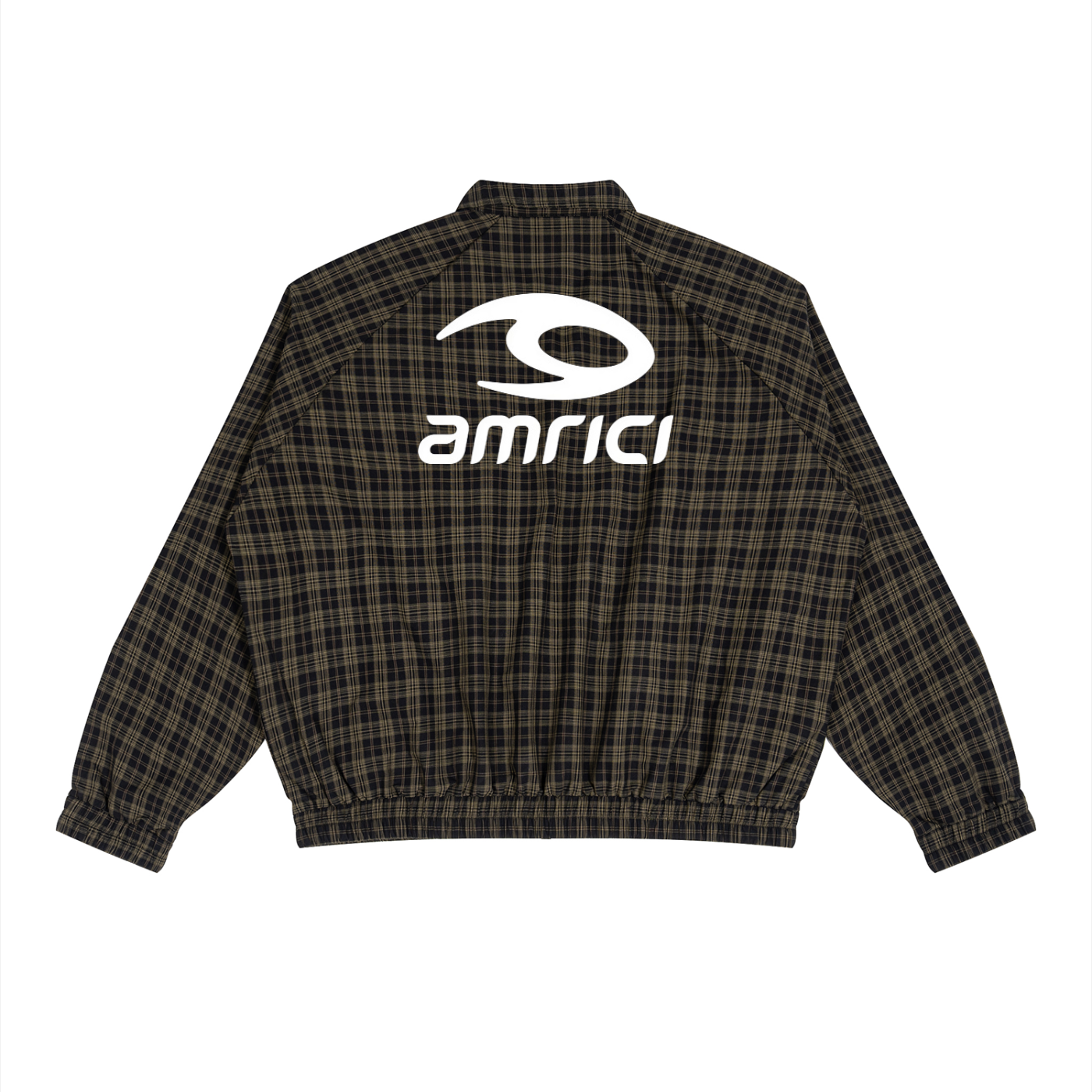 THE HEAT Unisex Plaid Full-Zip Track Jacket