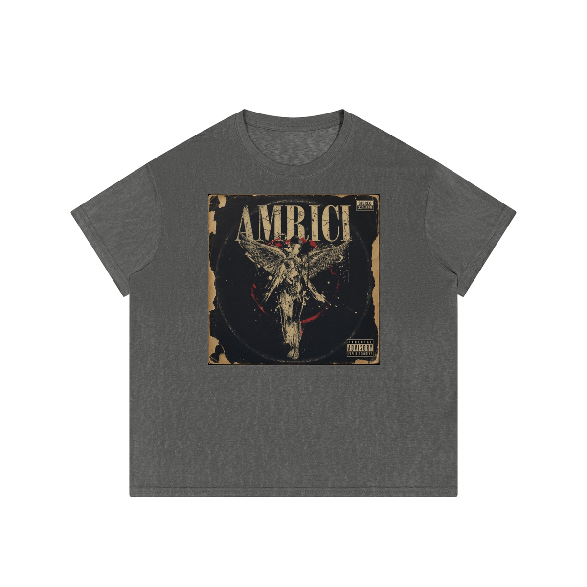THE FIREROCK Men’s Sheer Lyocell Blend Boxy T-Shirt