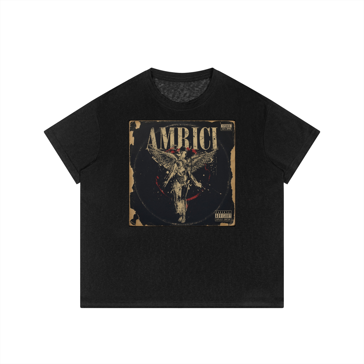 THE FIREROCK Men’s Sheer Lyocell Blend Boxy T-Shirt