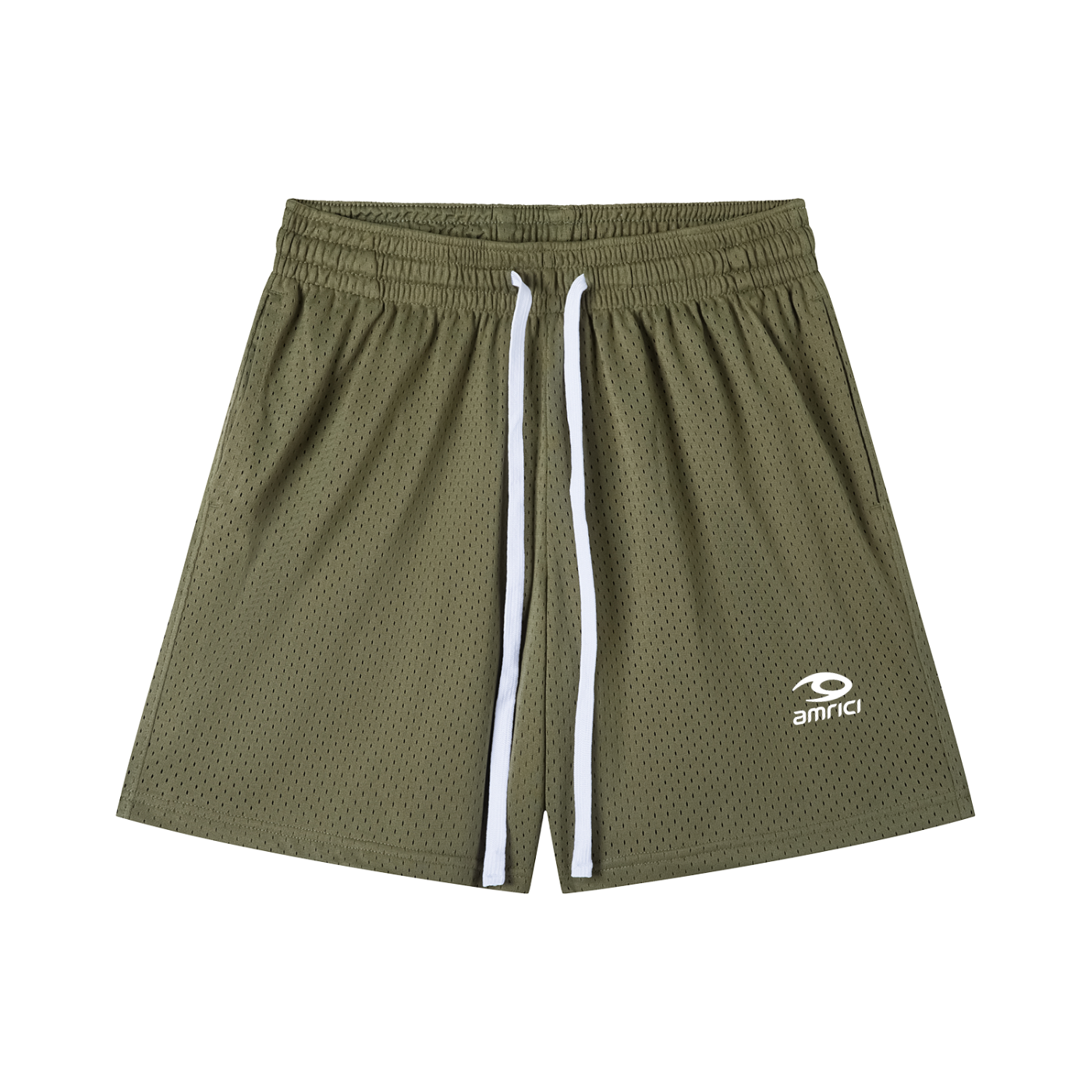Mesh Drawstring Shorts