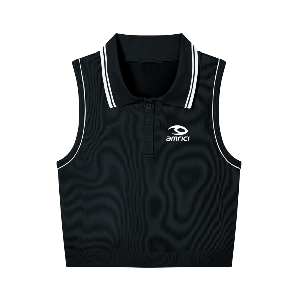 THE FLAME Women's Polo Sport Tank Top