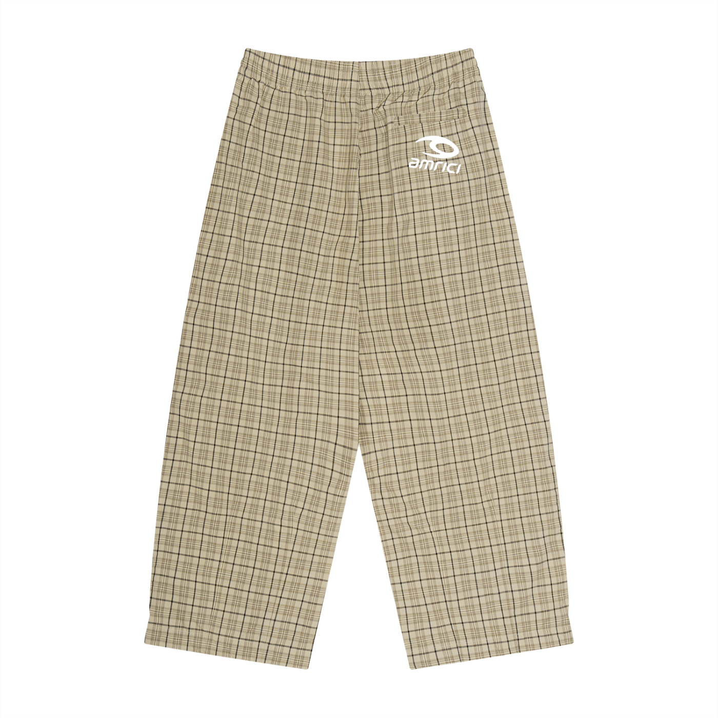 THE HEAT Unisex Plaid Wide Track Leg Pants