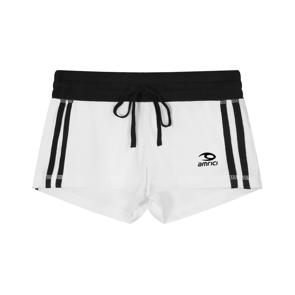 Women's Contrast Stripe Track Shorts