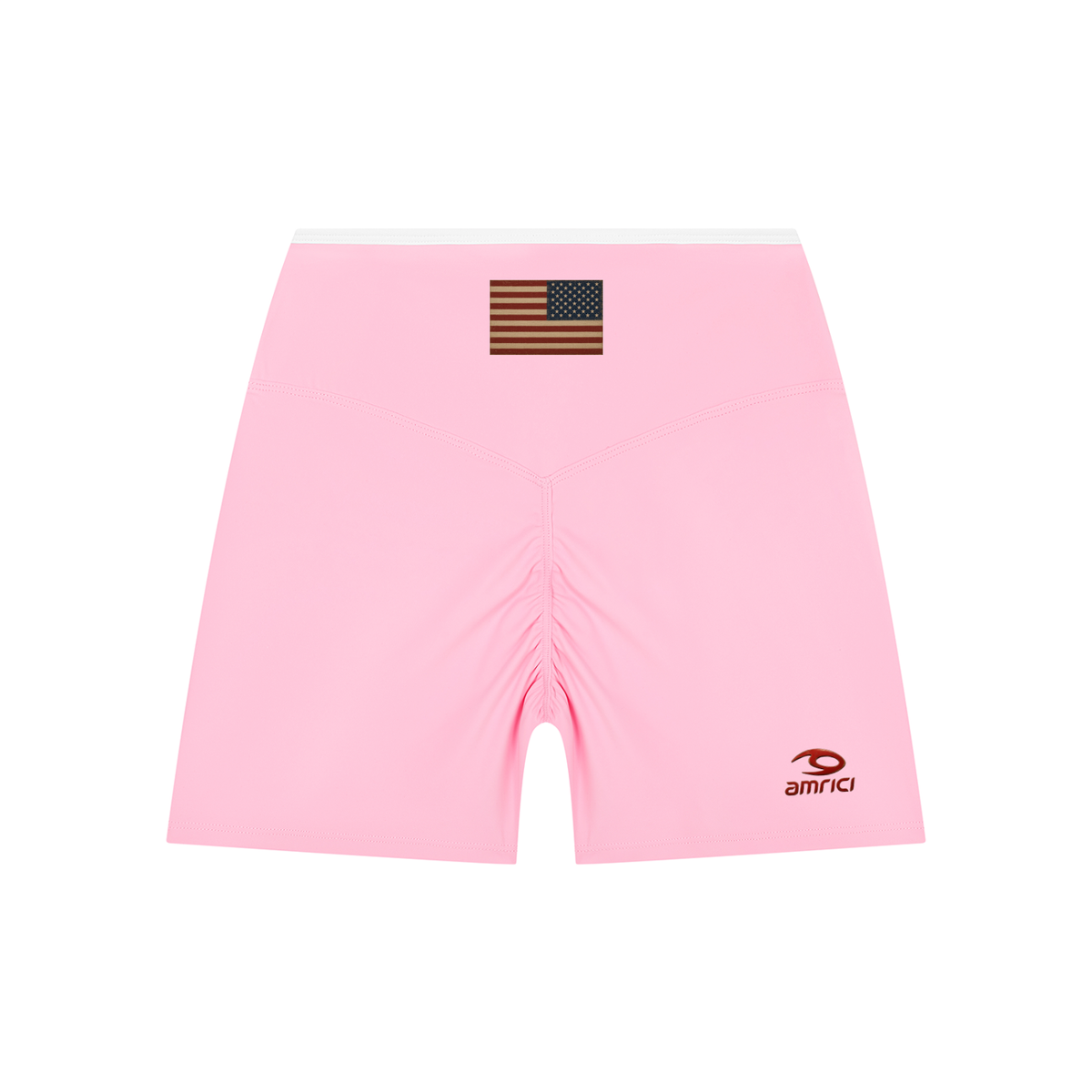THE ROCK Women’s High Rise Color Block Yoga Shorts