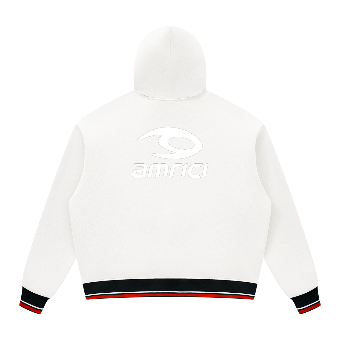 THE  CINDER Unisex Oversized Color Block Fleece Sun-Hoodie
