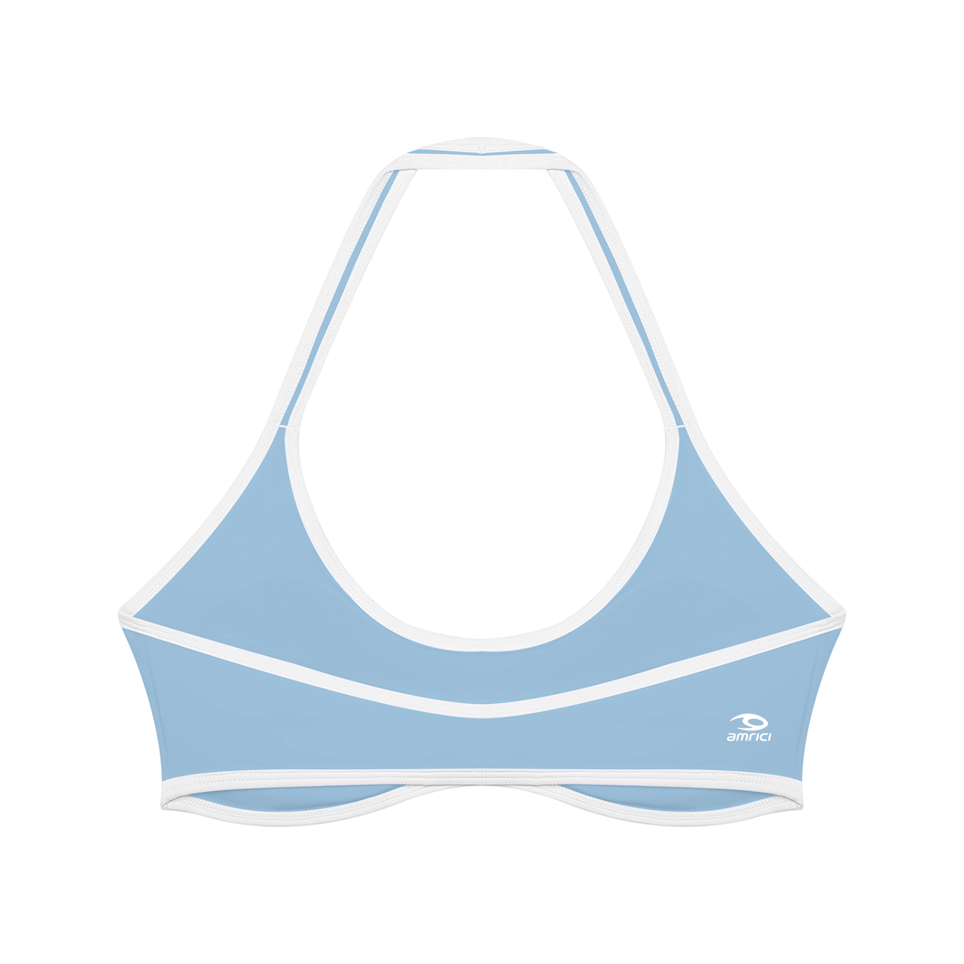 THE HEAT Women's Halter Color Block Sports Bra