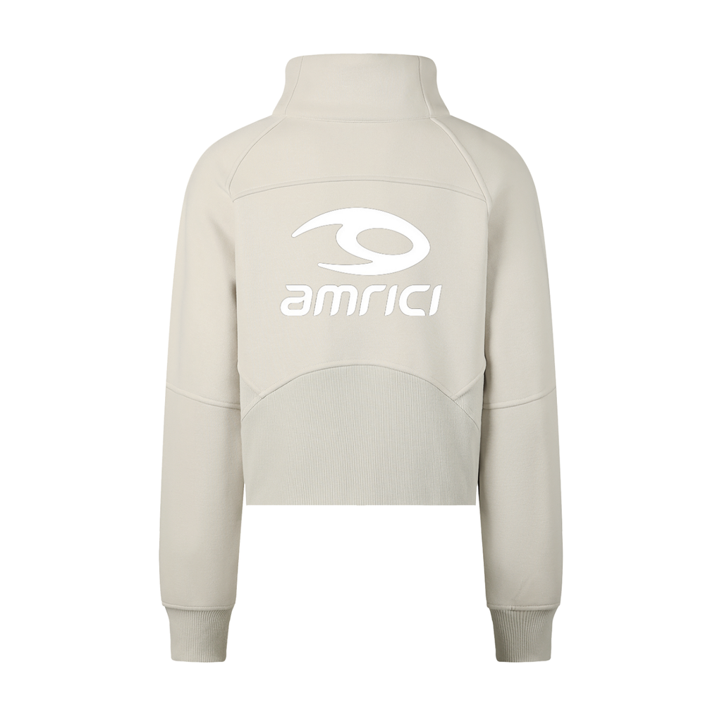 THE FLARE Unisex Performance Cropped Half-Zip Sweatshirt