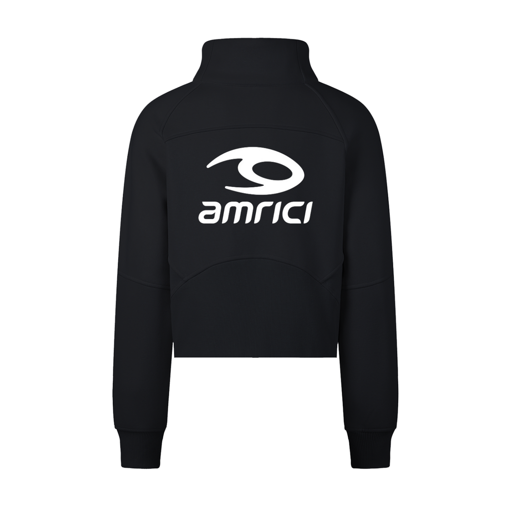THE FLARE Unisex Performance Cropped Half-Zip Sweatshirt