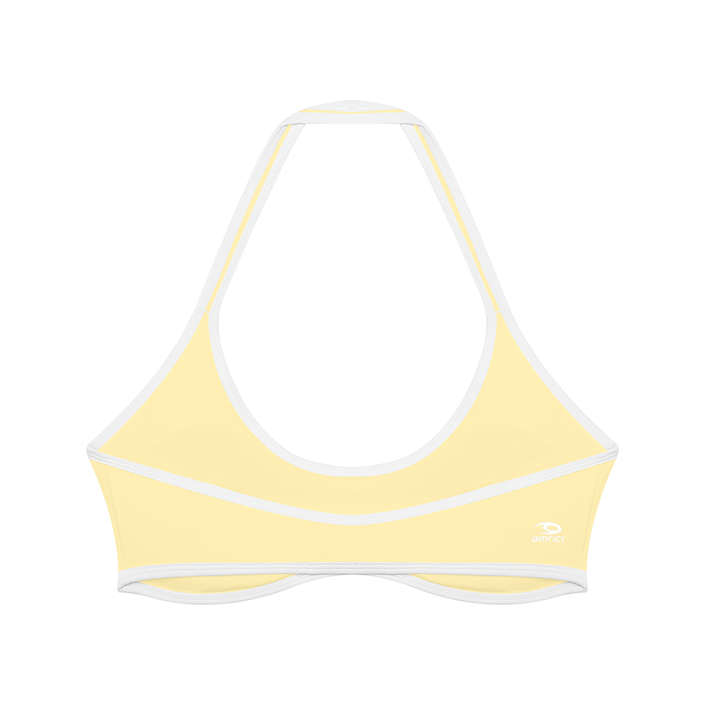 THE HEAT Women's Halter Color Block Sports Bra