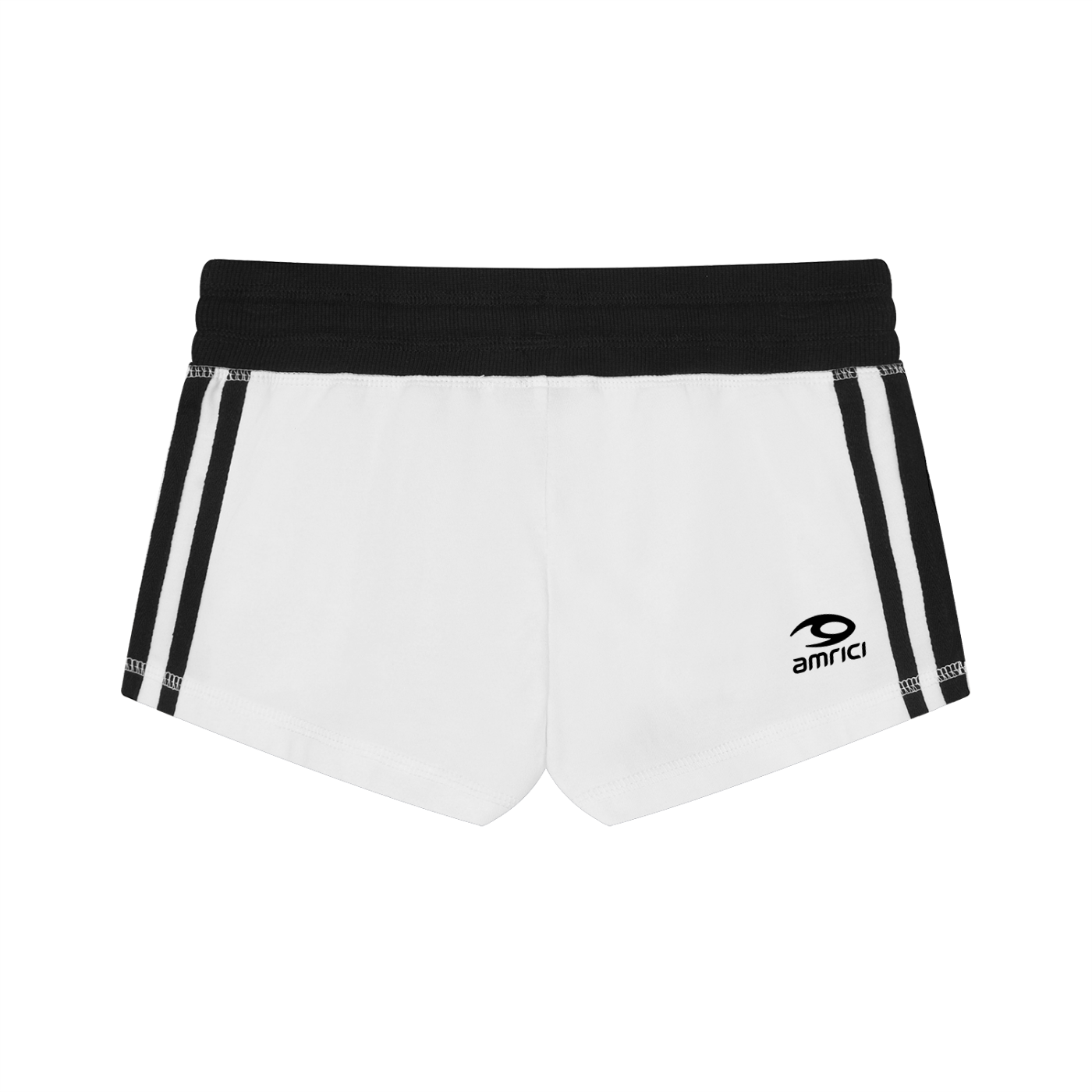 Women's Contrast Stripe Track Shorts
