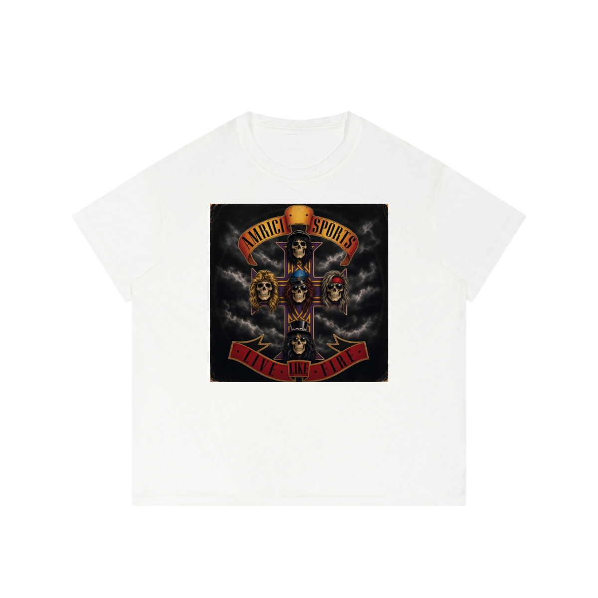 THE FIREROCK Men’s Sheer Lyocell Blend Boxy T-Shirt