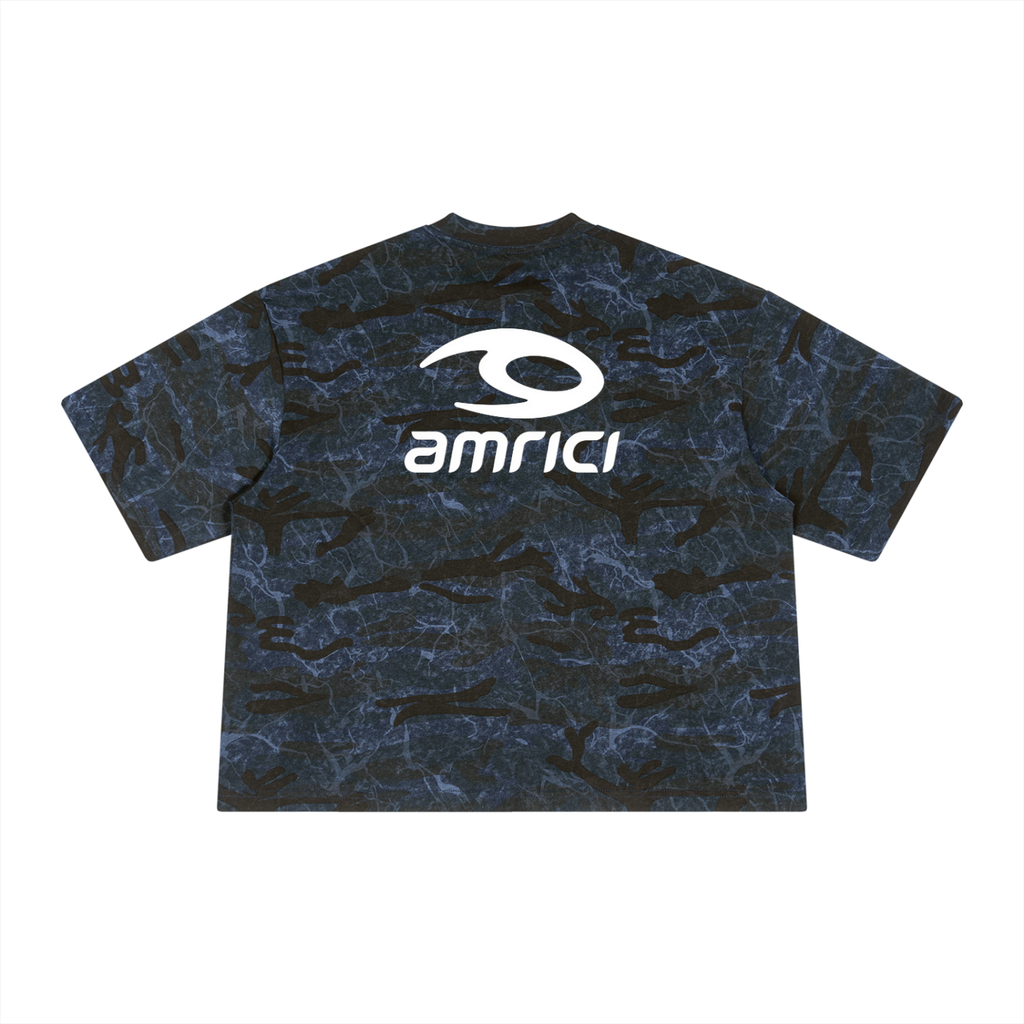 THE BLAST Unisex Boxy Camo Print T-Shirt