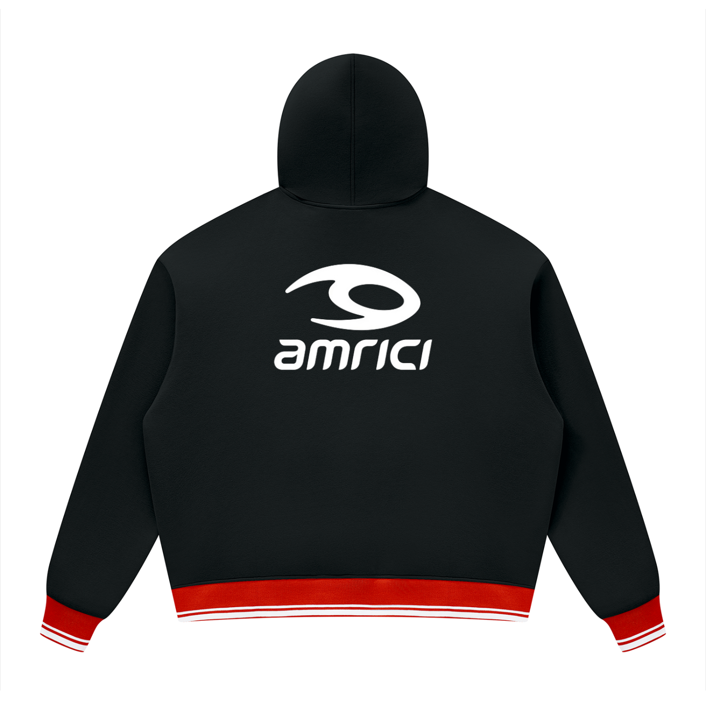 THE  CINDER Unisex Oversized Color Block Fleece Sun-Hoodie