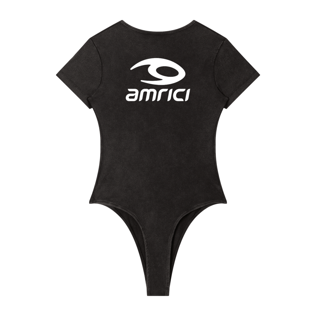 THE BURN Women's Mineral Wash Crewneck Bodysuit
