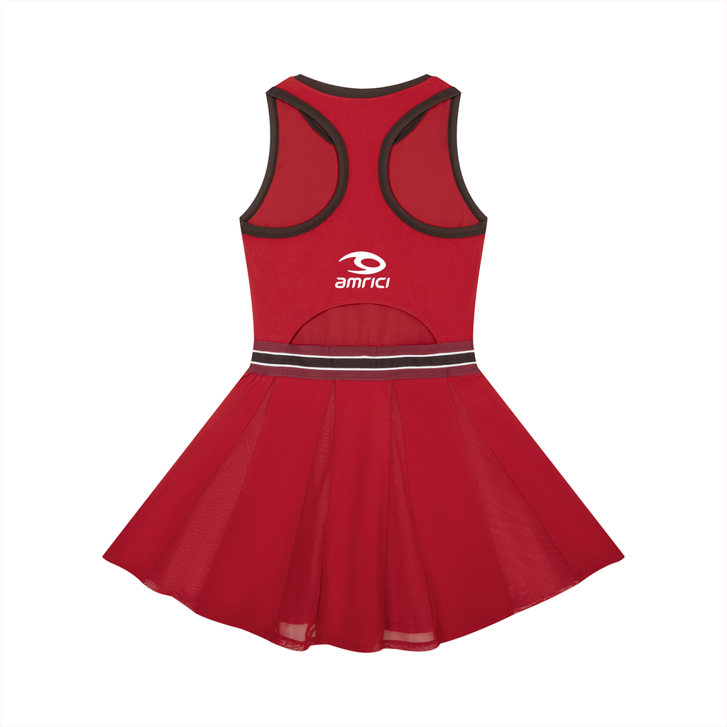 THE RAY Women's Color Block A-Line Sleeveless Dress