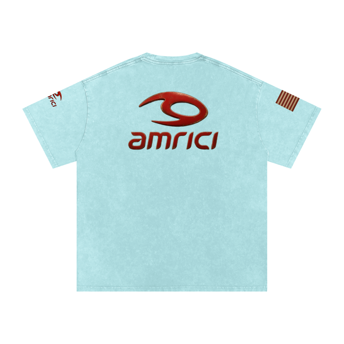 THE BLAST Snow Washed Oversized Cotton T-Shirt