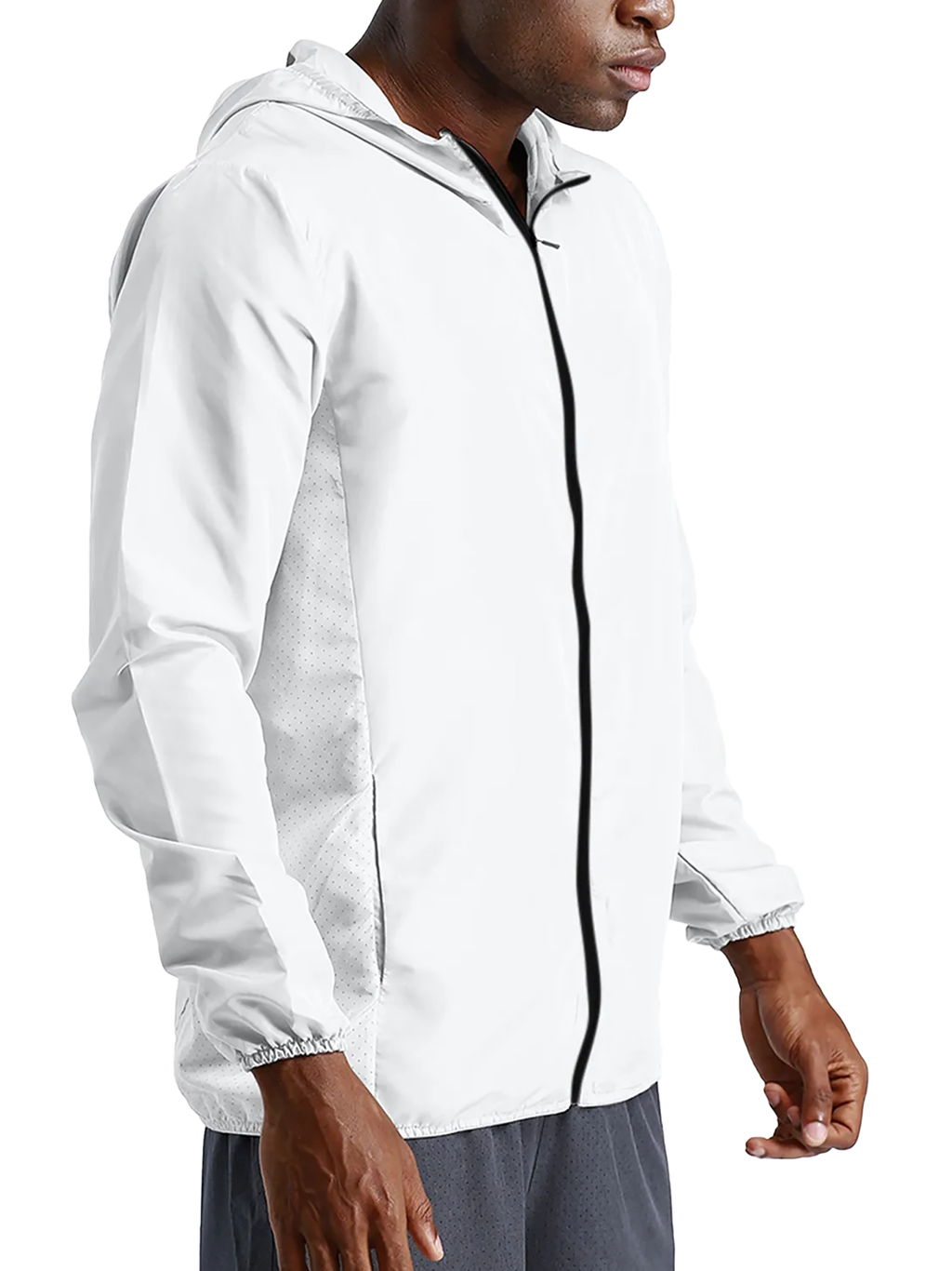 THE WILD Lightweight Soft Hooded Windbreaker Rain  Jacket