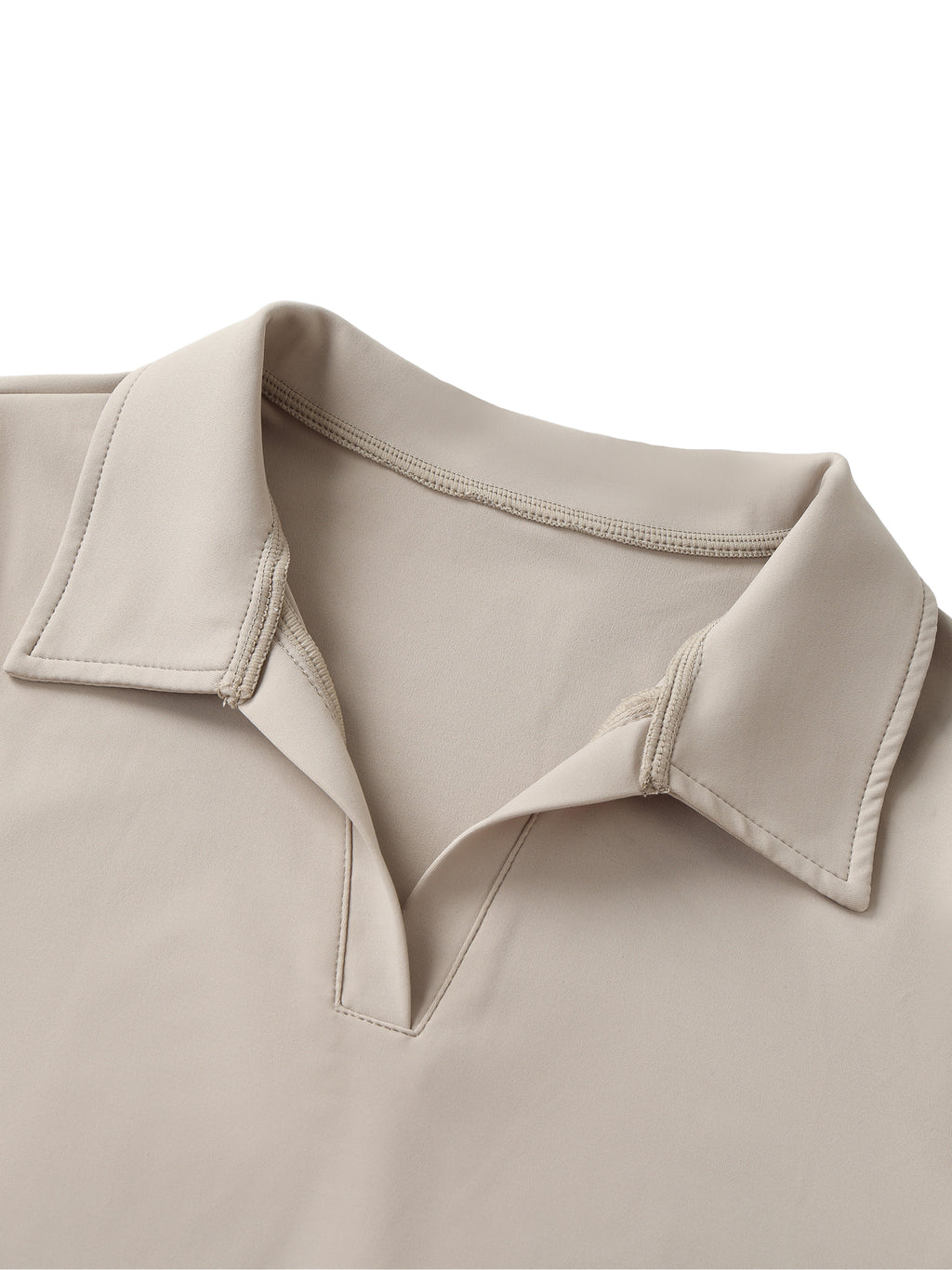 THE PICKLE V-Neck Lapel Crop Top