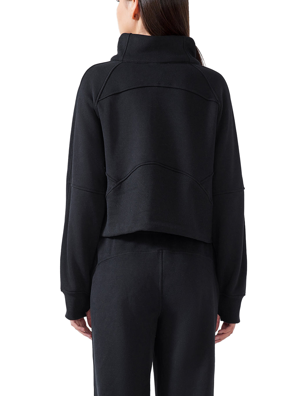 THE FLARE Unisex Performance Cropped Half-Zip Sweatshirt