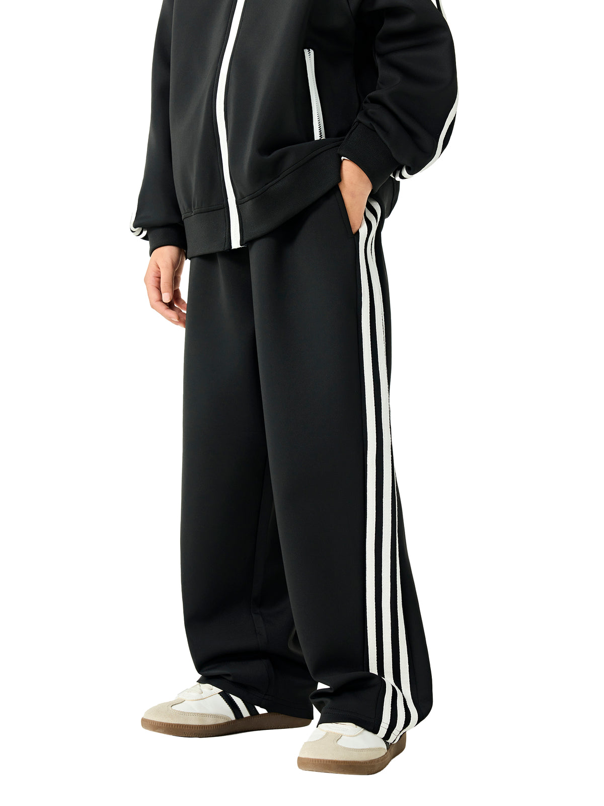 THE BOOST Kids’ Contrast Coach Track Suit Sweatpants
