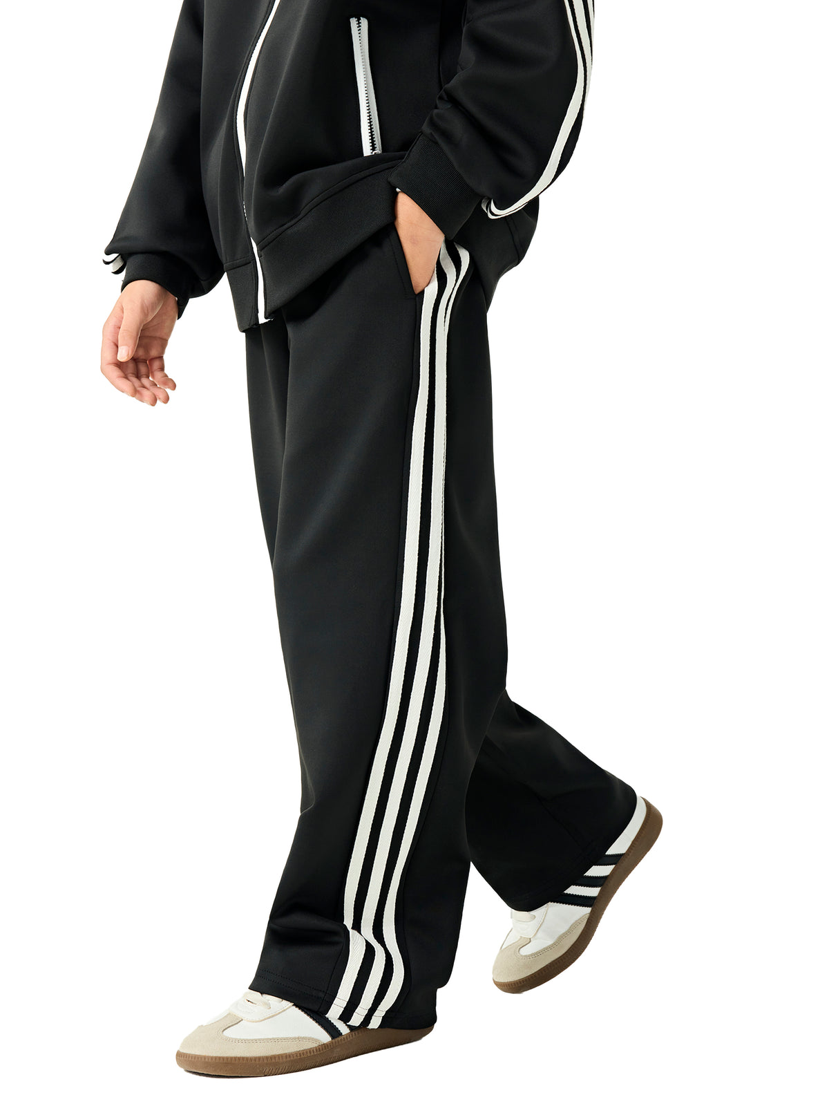 THE BOOST Kids’ Contrast Coach Track Suit Sweatpants
