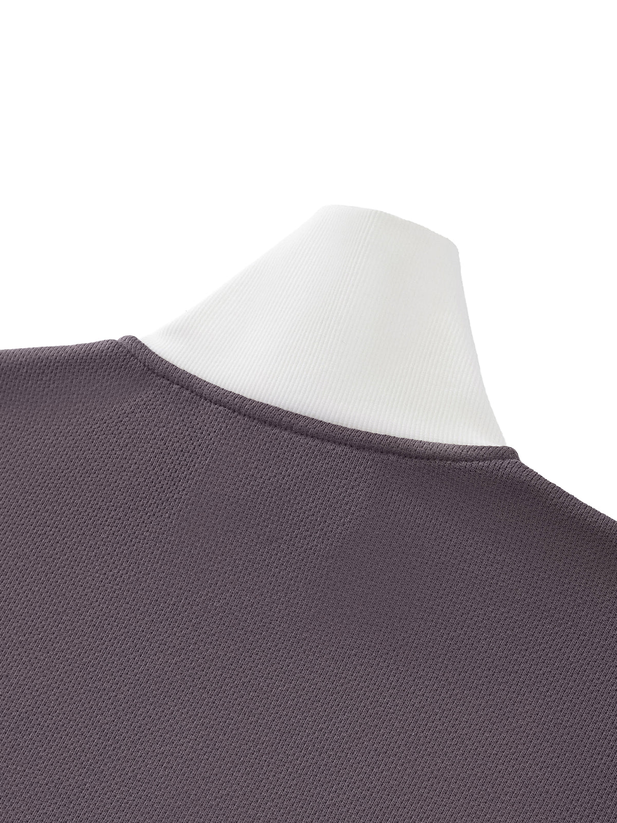 THE SPARK Unisex Side Stripe Fleece Cropped Track Jacket