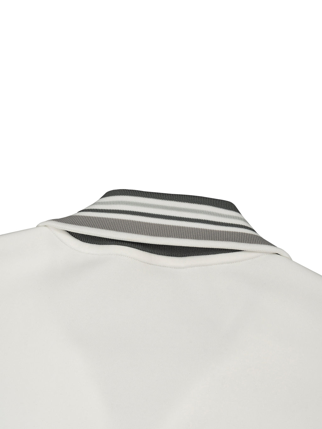 THE ASH Unisex Striped Rib Collar Zip Jacket