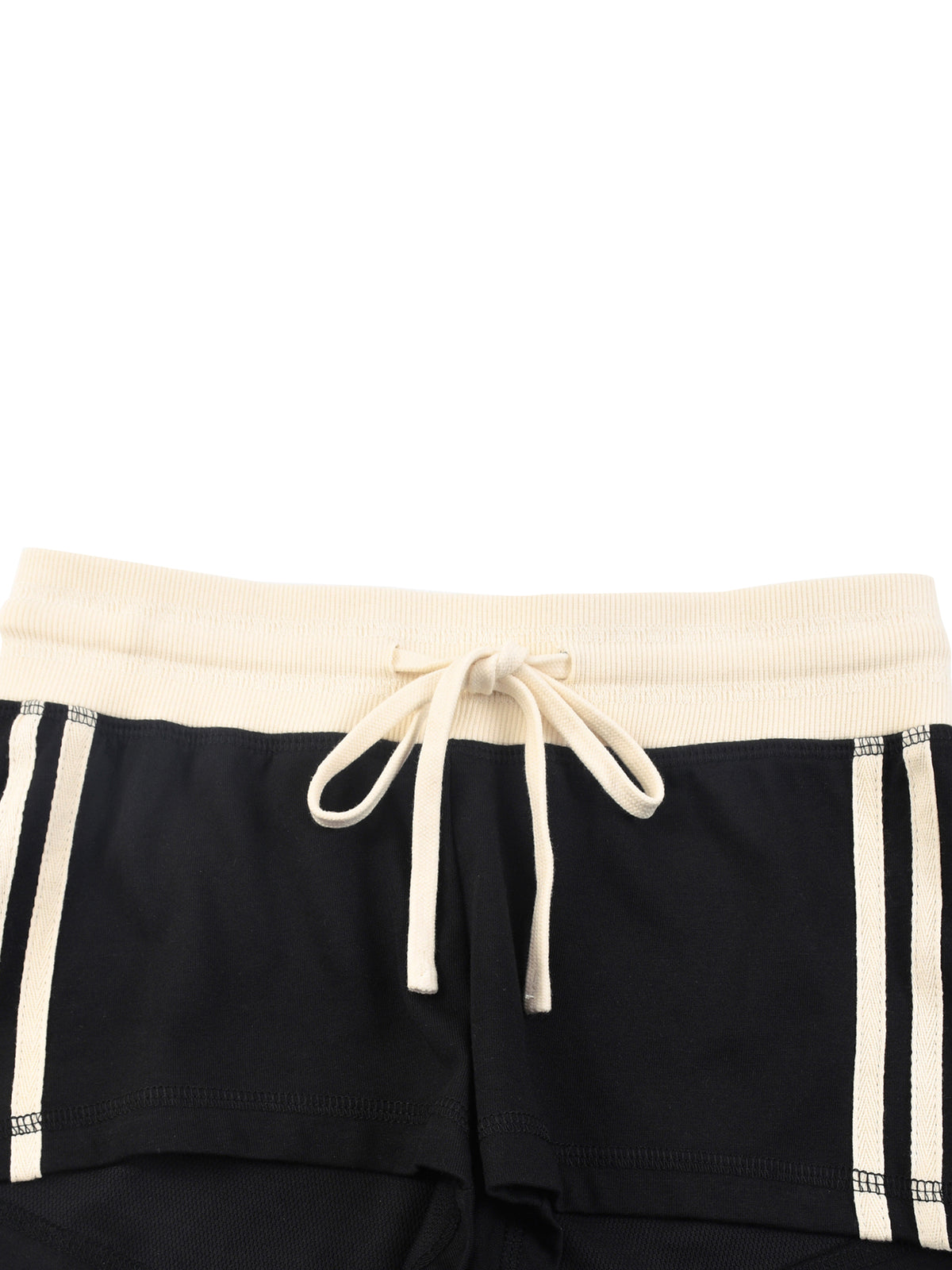 THE FLARE Women's Contrast Stripe Track Shorts