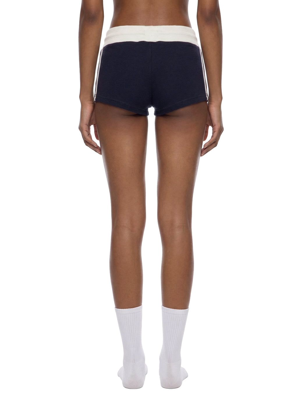 THE FLARE Women's Contrast Stripe Track Shorts