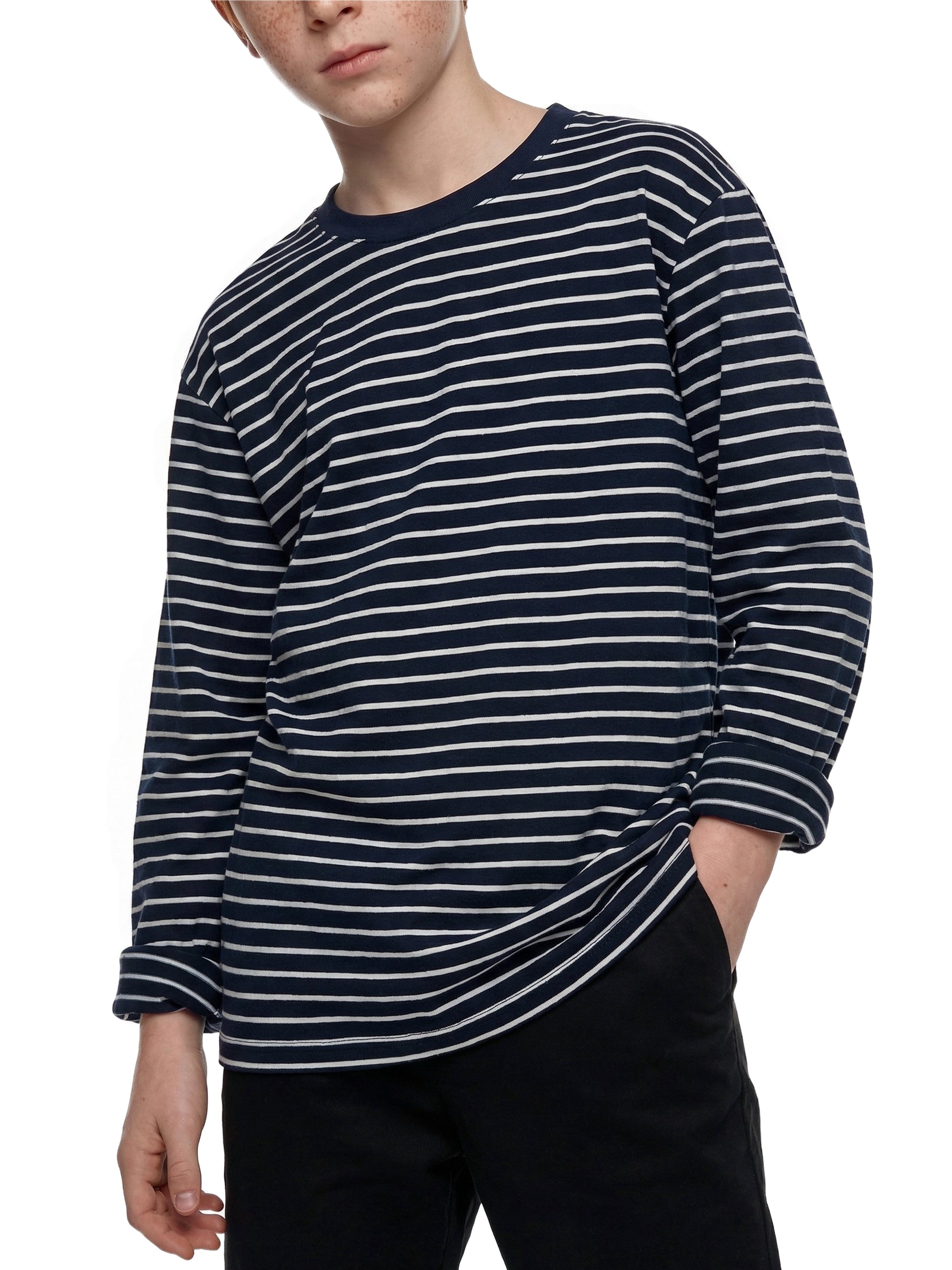 THE BOOST Kid's Striped Long Sleeve T-Shirt