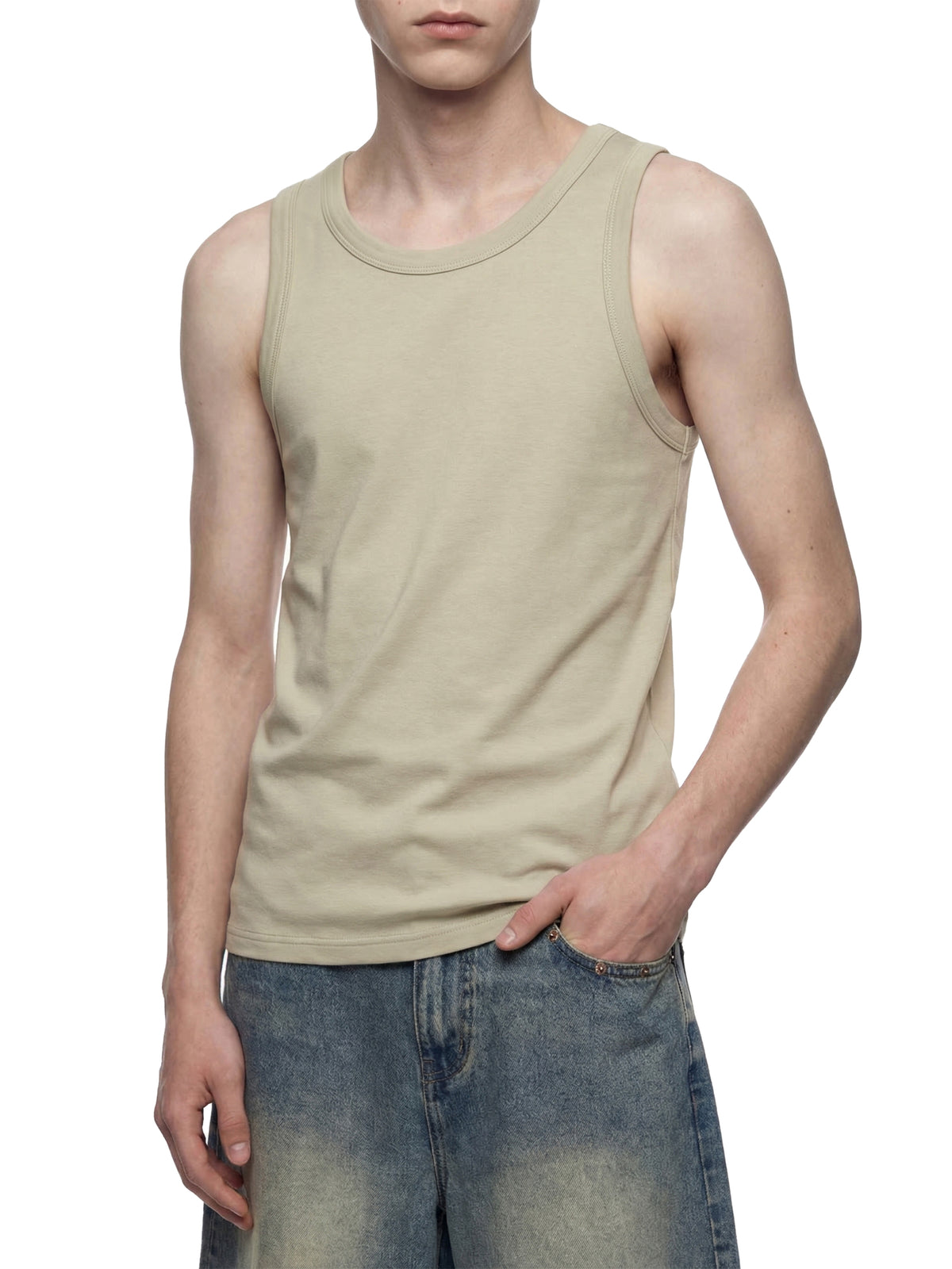 THE BURN Men's Heavyweight Ribbed Tank Top