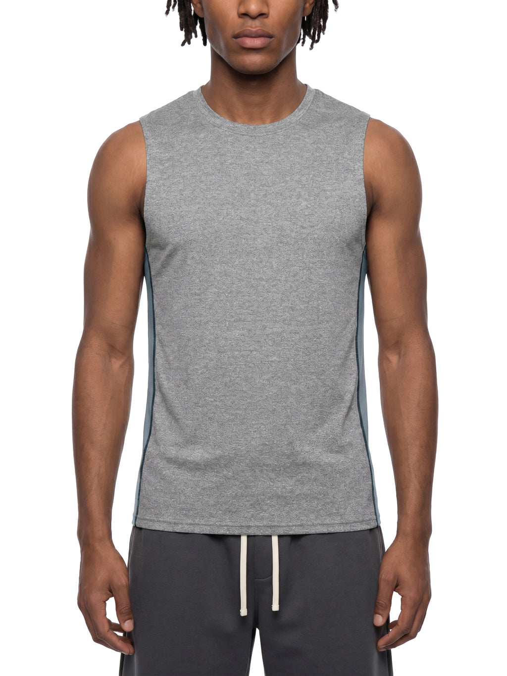 THE FLARE Performance Men's Slim-Fit Topstitch Tank Top